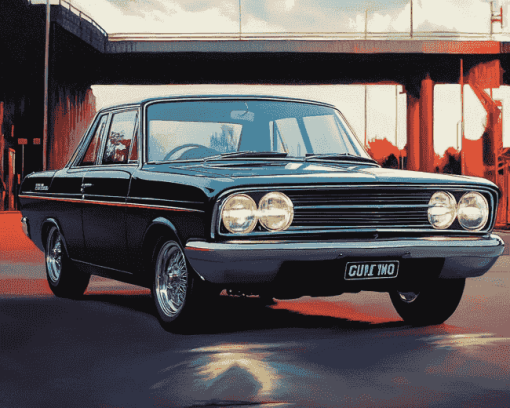 Chrysler Valiant Classic Diamond Painting