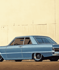 Chrysler Valiant Engine Diamond Painting