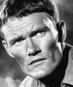 Chuck Connors Monochrome Diamond Painting