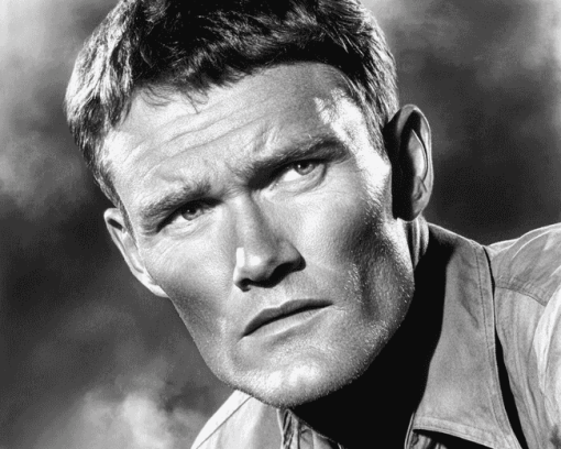 Chuck Connors Monochrome Diamond Painting