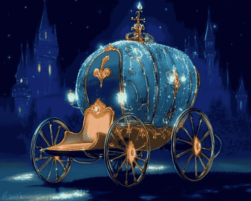 Cinderella Carriage Diamond Painting