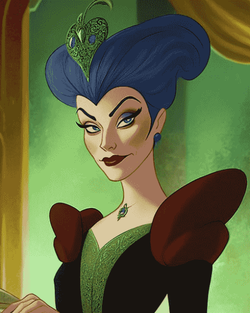 Cinderella Lady Tremaine Animation Diamond Painting