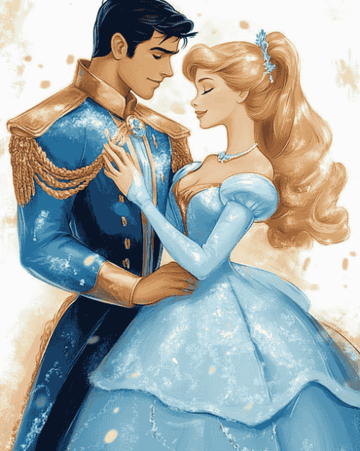 Cinderella Secret Prince Diamond Painting