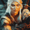 Ciri from The Witcher Diamond Painting