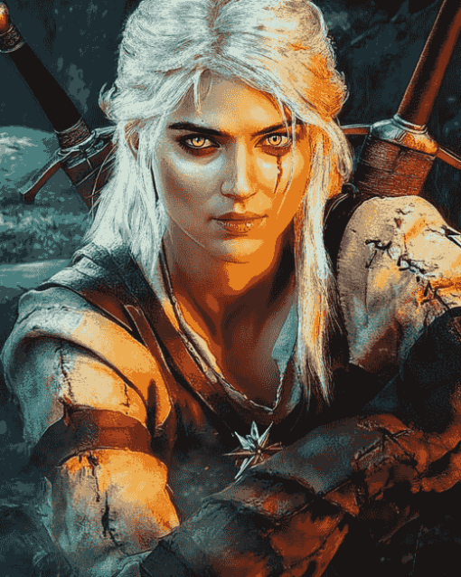 Ciri from The Witcher Diamond Painting