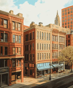 City Streets of Troy Diamond Painting