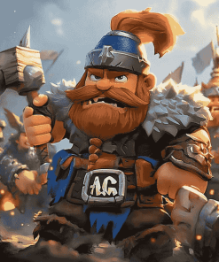 Clash Royale Animation Diamond Painting