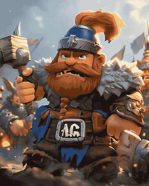 Clash Royale Animation Diamond Painting