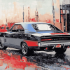 Classic 1968 Dodge Charger Diamond Painting