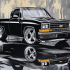 Classic 1990 Chevy Diamond Painting