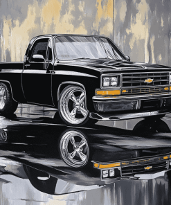 Classic 1990 Chevy Diamond Painting