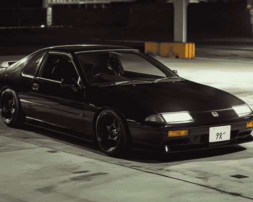 Classic Black Honda Prelude Diamond Painting