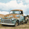 Classic Chevy Truck Diamond Painting