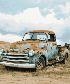 Classic Chevy Truck Diamond Painting