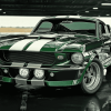 Classic Green Mustang Car Diamond Painting