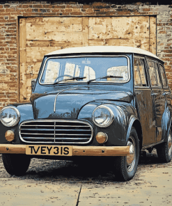 Classic Morris Minor Car Diamond Painting