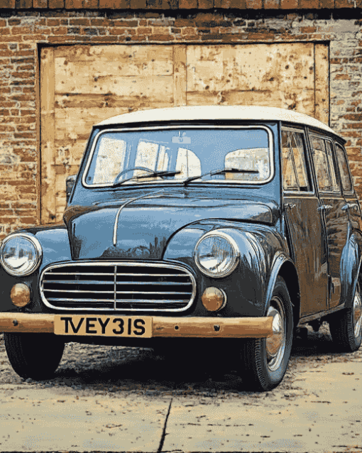 Classic Morris Minor Car Diamond Painting