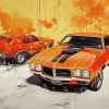 Classic Pontiac 1970 GTO Diamond Painting