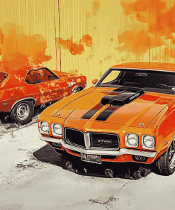 Classic Pontiac 1970 GTO Diamond Painting