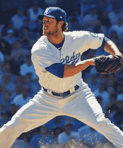 Clayton Kershaw Baseball Legend Diamond Painting