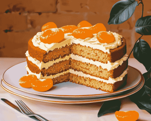 Clementine Cake Delight Diamond Painting