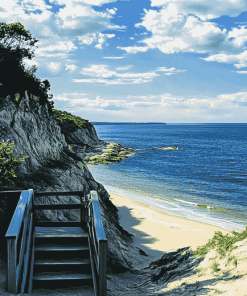 Cliffs of Block Island Diamond Painting