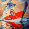 Coast Guard Seascapes Diamond Painting