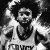 Coby White Basketball Icon Diamond Painting