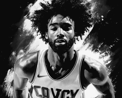 Coby White Basketball Icon Diamond Painting