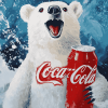 Coca Cola Polar Bear Diamond Painting