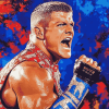 Cody Rhodes WWE Champion Diamond Painting