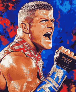 Cody Rhodes WWE Champion Diamond Painting