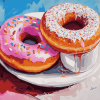 Coffee and Donut Treats Diamond Painting