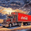 Cola Truck Engines Diamond Painting