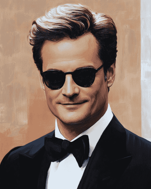 Colin Firth Celebrity Diamond Painting