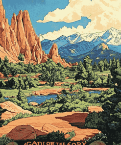 Colorado Garden View Diamond Painting