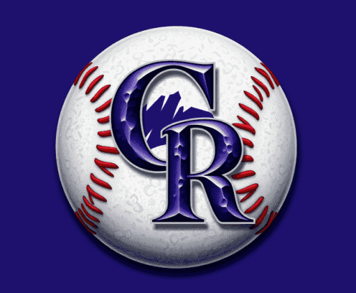 Colorado Rockies Baseball Logo Diamond Painting