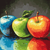 Colorful Apple Fruits Diamond Painting