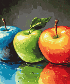 Colorful Apple Fruits Diamond Painting