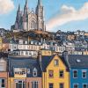 Colorful Cobh Cathedral Diamond Painting