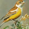 Colorful Dickcissel Bird Diamond Painting