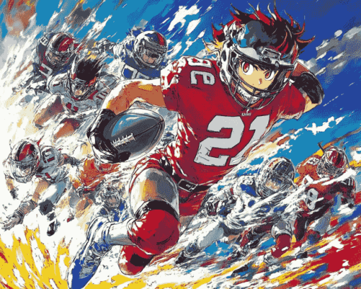 Colorful Eyeshield 21 Anime Diamond Painting