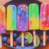 Colorful Food Ice Cream Diamond Painting