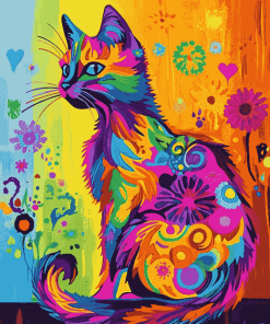 Colorful Kitty Fun Diamond Painting