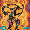 Colorful Kokopelli Musician Diamond Painting