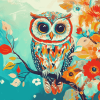 Colorful Owl Starla Michelle Diamond Painting