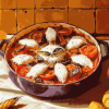 Colorful Ratatouille Foods Diamond Painting