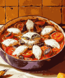 Colorful Ratatouille Foods Diamond Painting