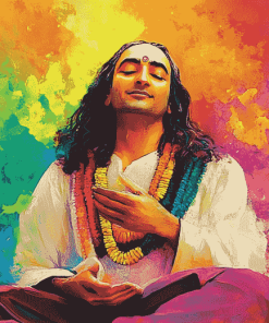 Colorful Spiritual Films Yogananda Diamond Painting