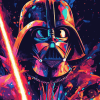 Colorful Star Wars Movie Diamond Painting